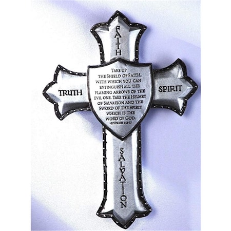 Roman 8.25 in. Wall Cross-Armor of God 172638